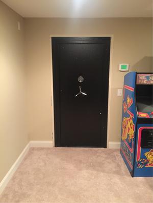 SnapSafe Vault Room Door - 36.8-in W x 80-in H, Manual Key Entry