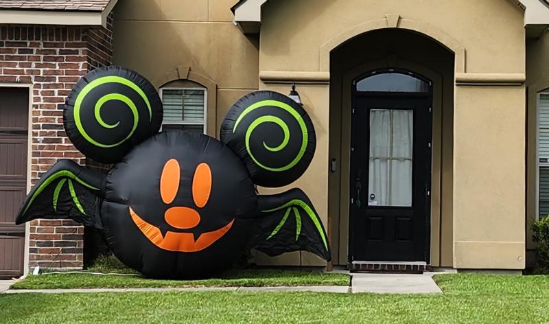 Disney 7-ft LED Stylized Mickey Mouse Bat Head Inflatable 552740