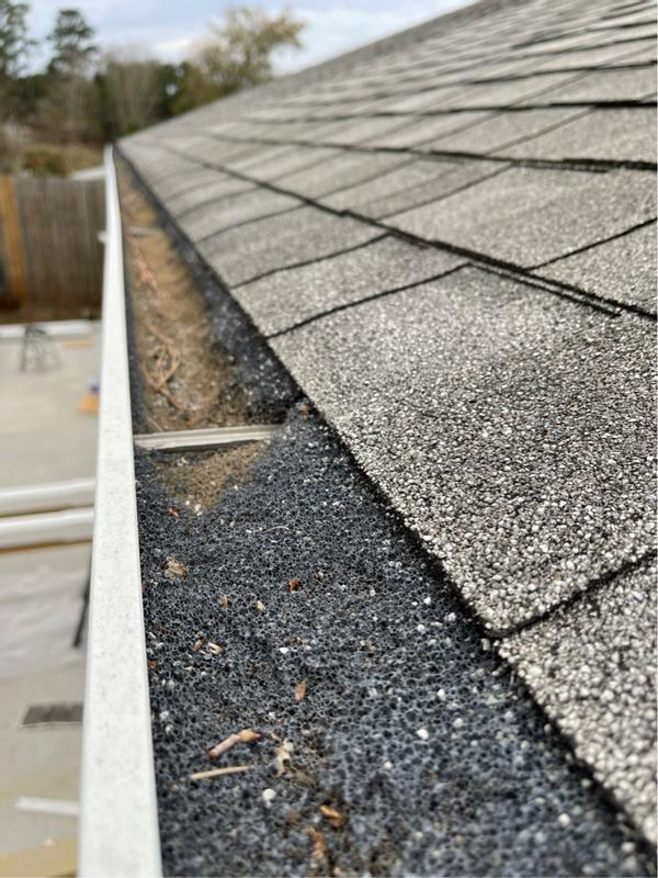 GutterFoam Original Foam K Style (5-in x 4-ft) Gutter Guard at Lowes.com