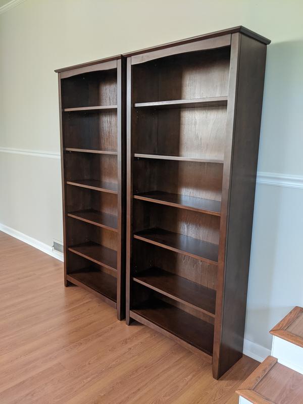 48H Quality Wood 4-Shelf Standard Bookcase - HWB-48C