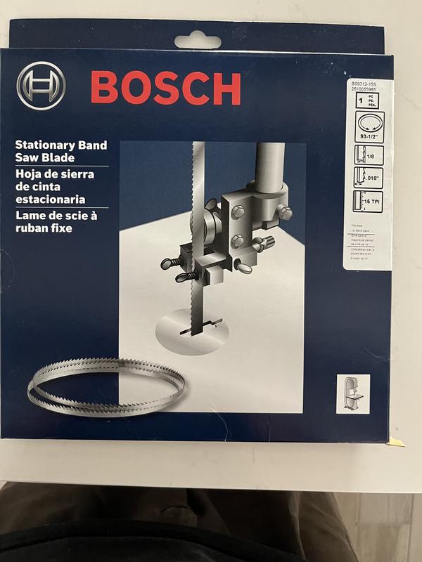 Bosch 93-1/2-in L x 1/8-in W x 15-TPI Carbon 14-in Stationary Band Saw Blade Bosch 93-1/2-in L x 1/8-in W x 15-TPI Carbon 14-in Stationary Band Saw Blade