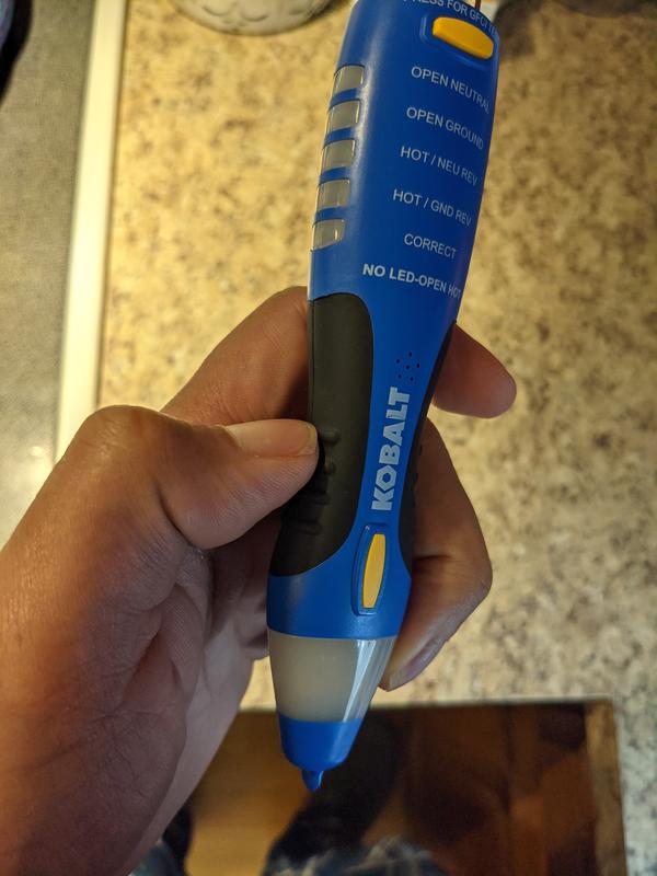 Kobalt Noncontact Analog Voltage/Continuity Voltage Tester, 50 OFF