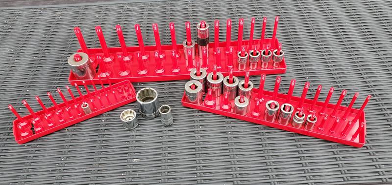 Hansen Global SAE RED Socket Holder - Attractive pad-printed sizes ...