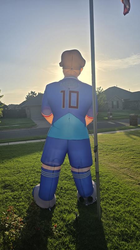Lowe's Lionel Messi 10-Ft H Lighted Outdoor Inflatable in the Seasonal ...