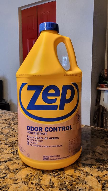 Zep Odor Control Concentrate 128 Ounce ZUOCC128 (1 Bottle), 1 Gallon  Concentrate, No Scent