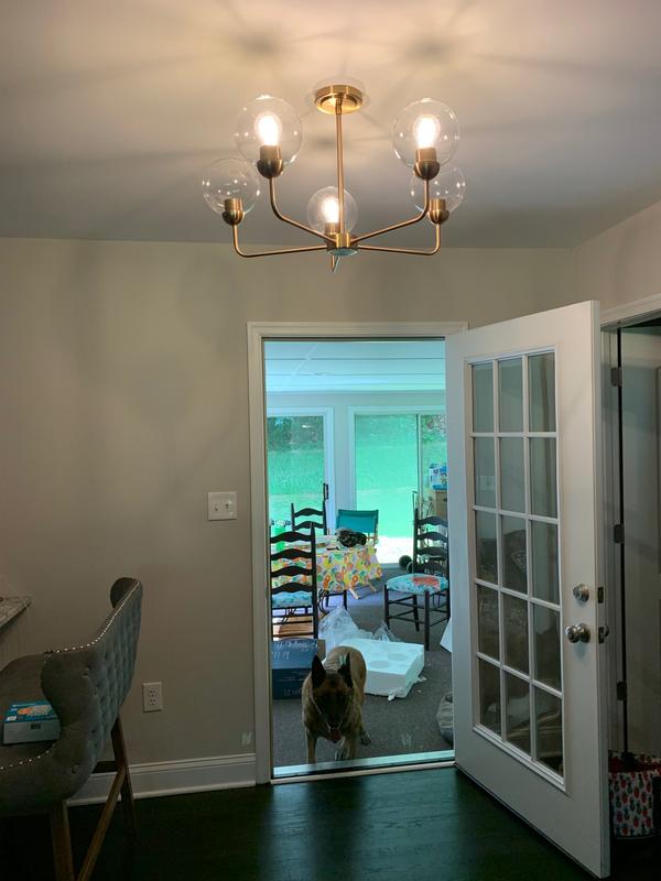 Origin 21 Soren 5-Light Gold Transitional Chandelier