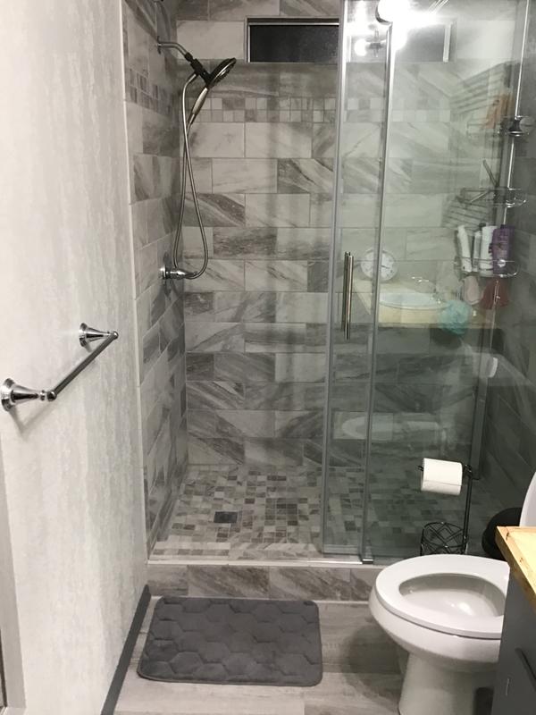 allen + roth Sovereign Stone Pearl 12-in x 12-in Glazed Porcelain Uniform Squares Marble Look Floor and Wall Tile (0.97-sq. ft/ Piece)