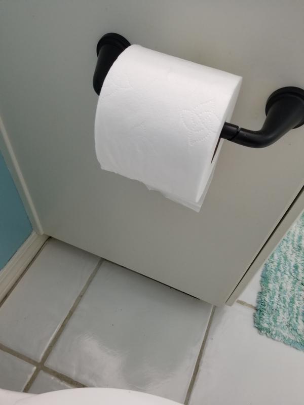 Delta Annalisa Toilet Paper Holder in Matte Black ANA50-FB - The Home Depot