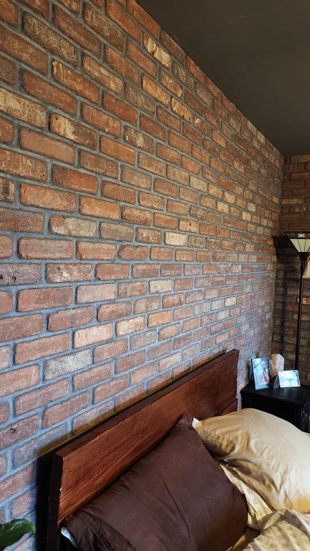General Shale Providence Series 50-Pack Carbon 1/2-in x 8-in Tumbled Ceramic Brick Look Wall Tile