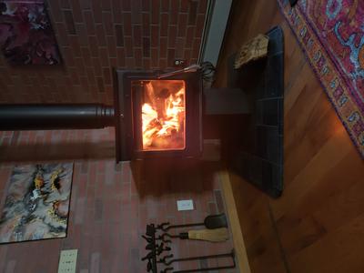 Summers Heat 2000-sq ft Heating Area Firewood Stove at