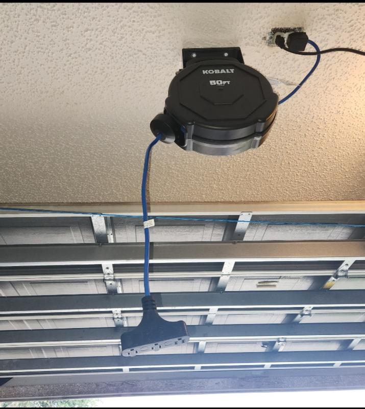 Kobalt Kobalt 50 Ft. Retractable Cord Reel PX-303-B at Lowes.com