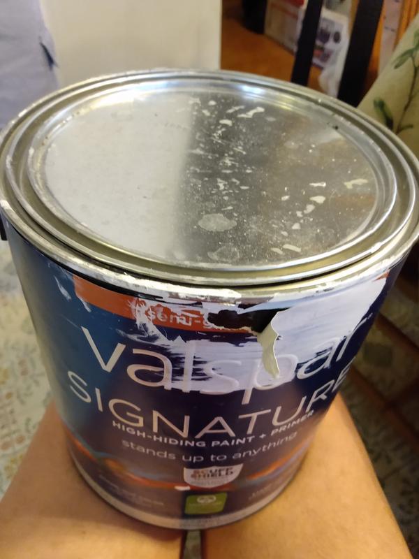 Valspar 60689 Empty Paint Can, 1 gal Capacity, Metal, Chr