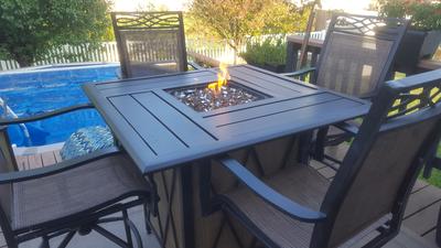 Gas Fire Pits Department At, Courtyard Creations Fire Pit Table