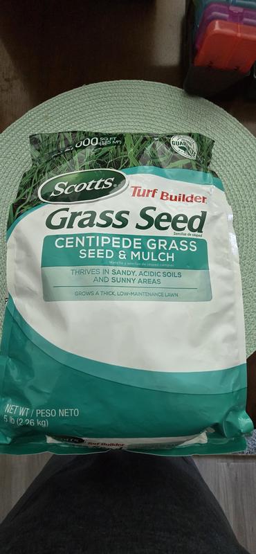 thumbnail image 2 of Scotts Turf Builder Centipede Grass Seed & Mulch - 5 Lb Bag For Low-Maintenance Lawn 2 of 5