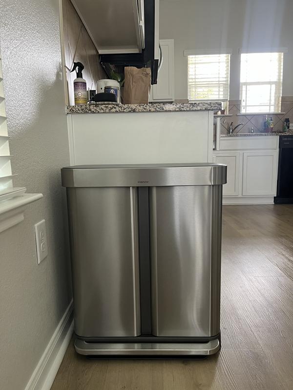 HUMAN MADE STEEL TRASH CAN 2個セット simplehuman 58 Liter Rectangular Dual Compartment Step Trash