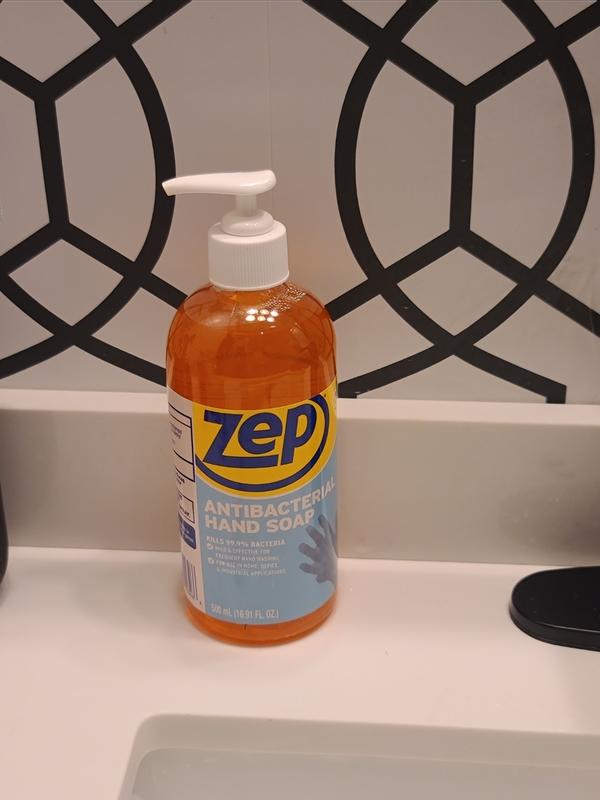 Zep Antibacterial Hand Soap - Mild Formula 16.9 Oz (Case Of 12) For Home & Office Use