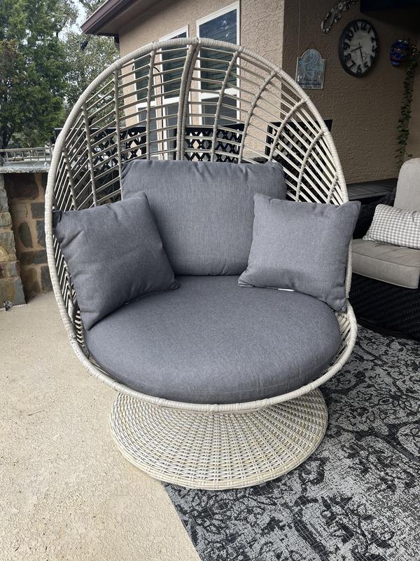 Shop Origin 21 Venza Charcoal Gray 5-Piece Patio Conversation Set