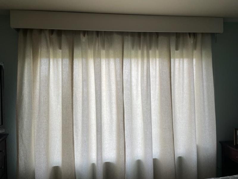 CHF 95-in NATURAL Room darkening Standard lined Rod pocket Single ...