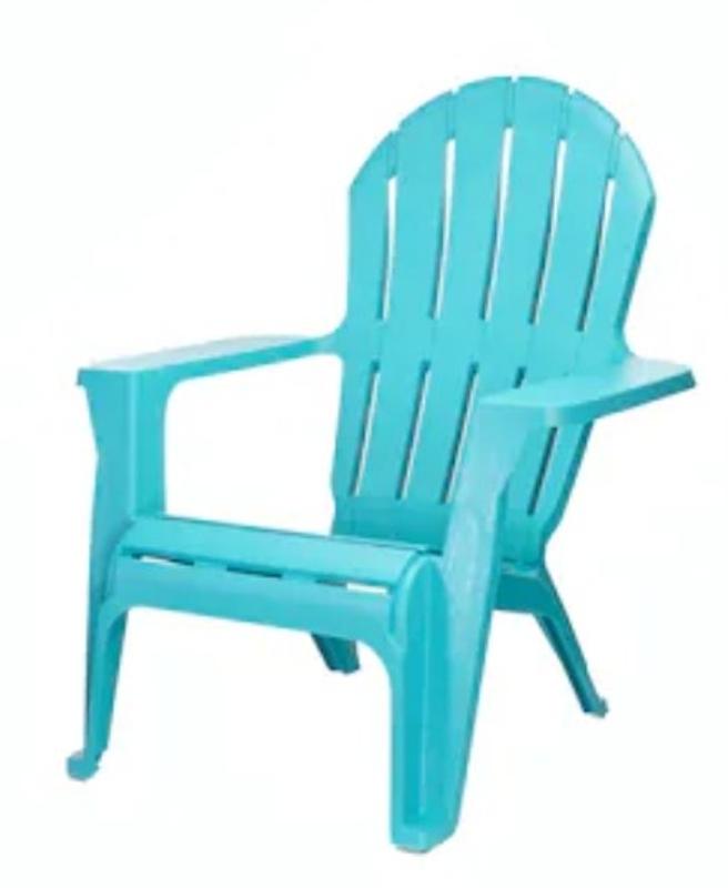 Realcomfort charcoal resin plastic adirondack online chair