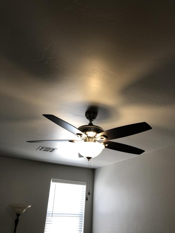 Hunter Contempo II 54-in Brushed Nickel Indoor Ceiling Fan