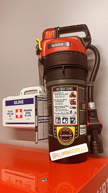 Rusoh 3-A:40-B:C Commercial/Residential Rechargeable Fire extinguisher ...