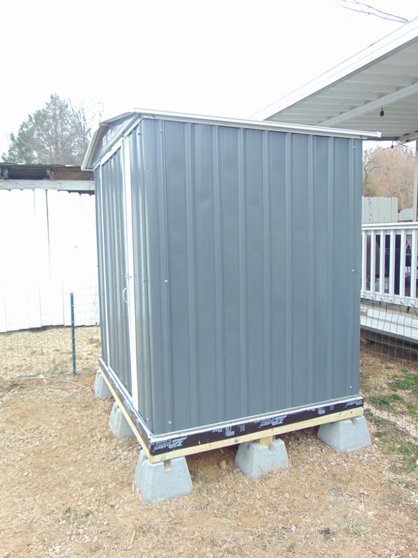 Shop Arrow Spacemaker Patio Shed, 6x3, Flute Grey and Anthracite ...