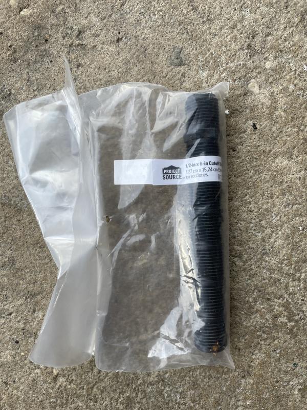 Project Source 1/2-in MNPT x 1/2-in MNPT Cut-off Riser 1140008 at Lowes.com