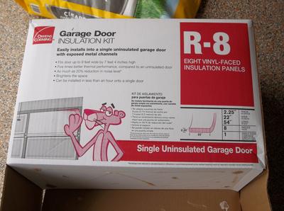 lowe's owens corning garage door insulation kit