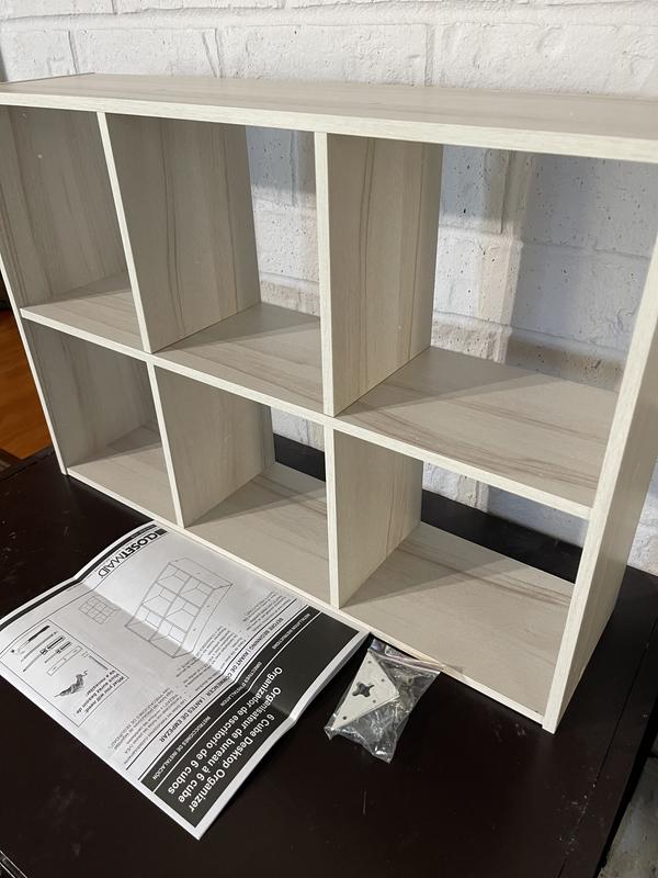 Closetmaid Mini 6 Cube Desktop Organizer/Wall Shelf 