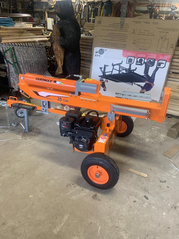 35 ton deals yardmax log splitter