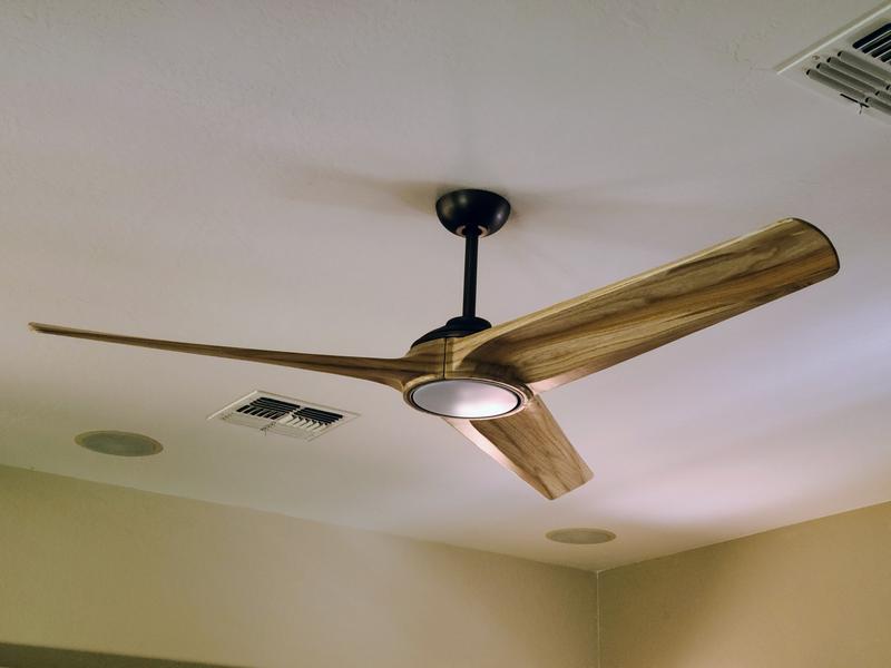 Minka Aire Timber 68-in Heirloom Bronze with Maple Blades