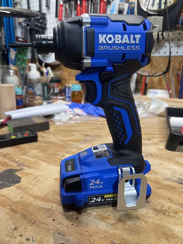 Kobalt 24v brushless impact driver hot sale