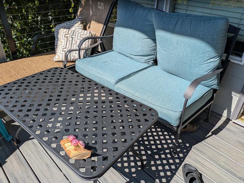 Style Selections San Terra 2-Piece Patio Conversation Set with Tan