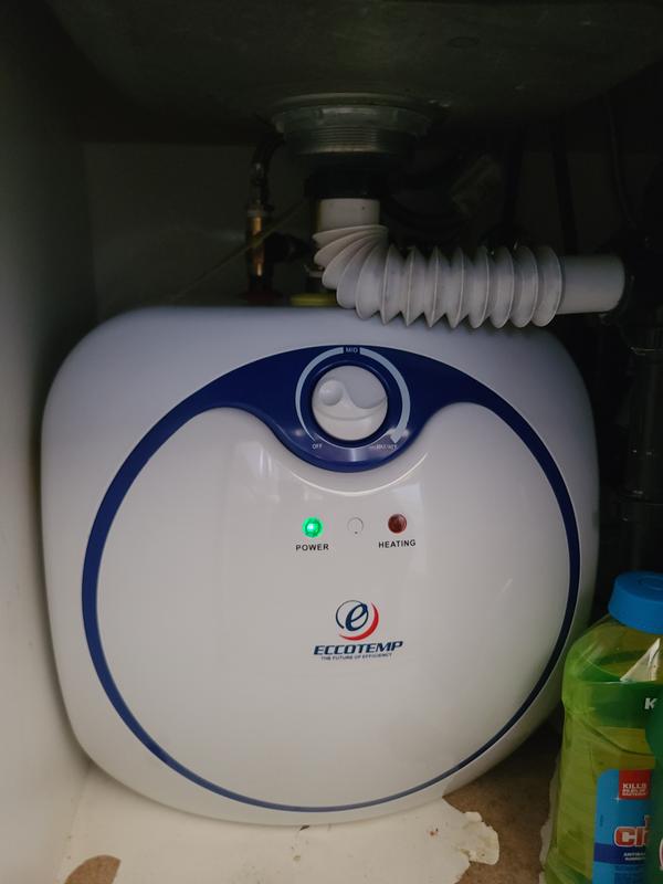 Eccotemp Mini storage tank 7-Gallon Regular 5-year Limited Warranty  1440-Watt 1 Element Point Of Use Electric Water Heater in the Water Heaters  department at Lowes.com