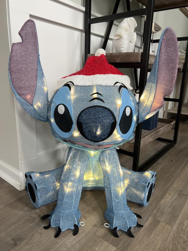 Disney Stitch 27.95-in Licensed Yard Decoration with White LED Lights in  the Outdoor Christmas Decorations department at