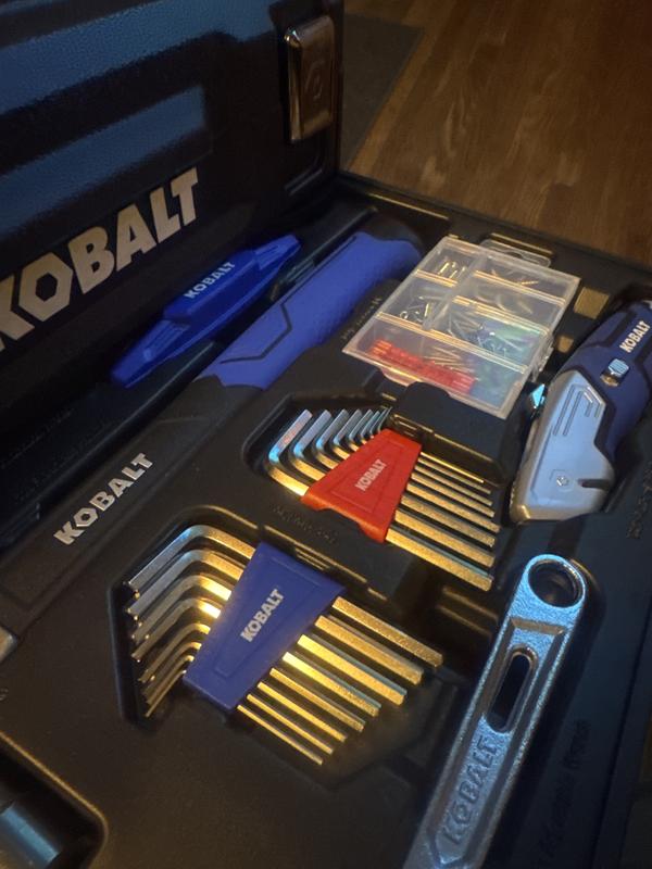 Kobalt 228 -Piece Blue Household Tool Set with Folding Case in the ...