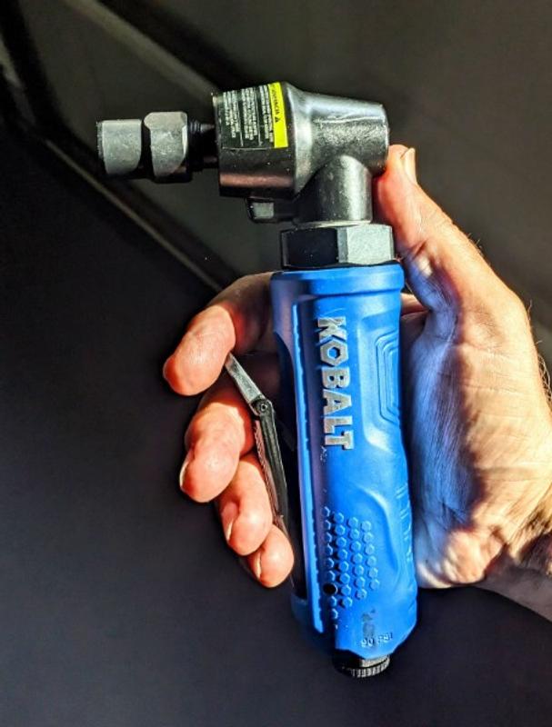 Kobalt 1/4in Angle Die Grinder In The Air Grinders, 45 OFF
