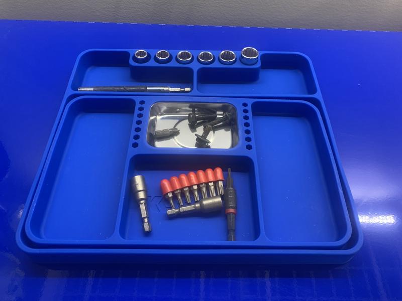 Kobalt Silicone Organizer Insert 2-pc Silicone Tool Tray Set with