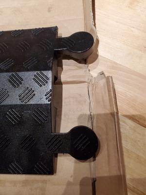 D-Line Heavy Duty Drive Over Cable Protector - 765mm Length, 45mm X 20mm Cavity For Vehicle & Foot Traffic