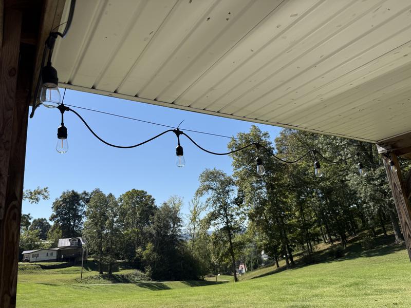 Harbor Breeze 120FT String Light Installation Kit in the Landscape ...