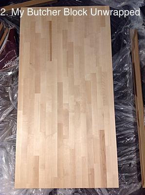 The Baltic Butcher Block 48-in x 24.96-in x 1.75-in Natural