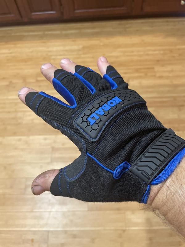 Kobalt Large Synthetic Leather Safety Gloves, (1-Pair) in the Work Gloves  department at