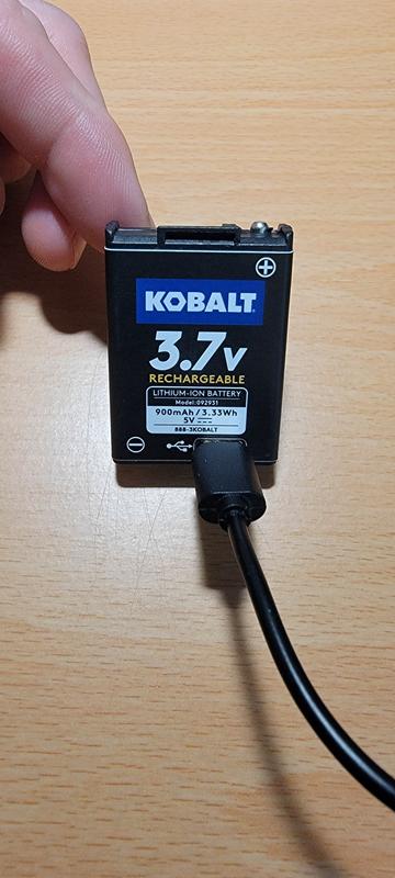 Kobalt 550-Lumen LED Rechargeable Headlamp (Battery Included) in