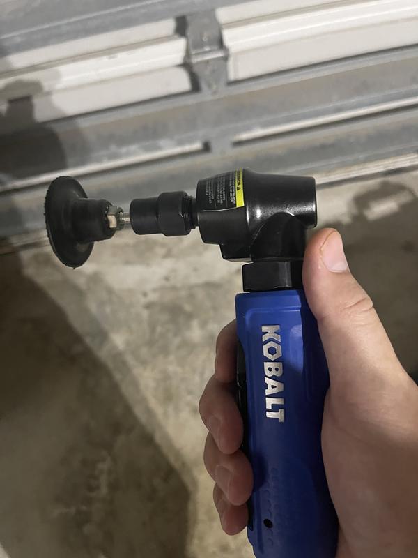 Kobalt 1/4in Angle Die Grinder In The Air Grinders, 45 OFF