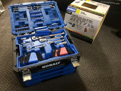 Lowes kobalt 319 store piece tool set