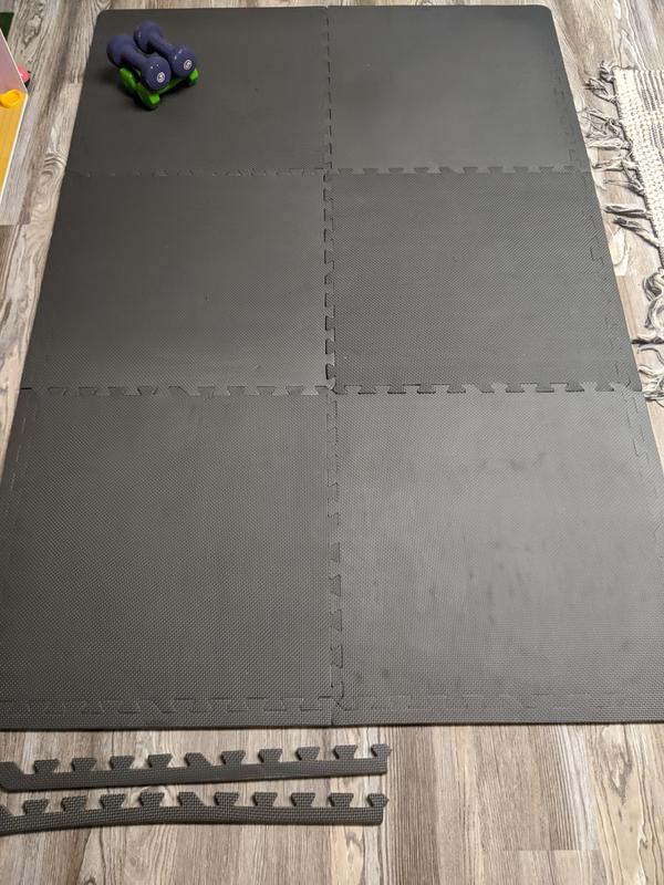 Project Source Dark Grey Tile in the Mats department at