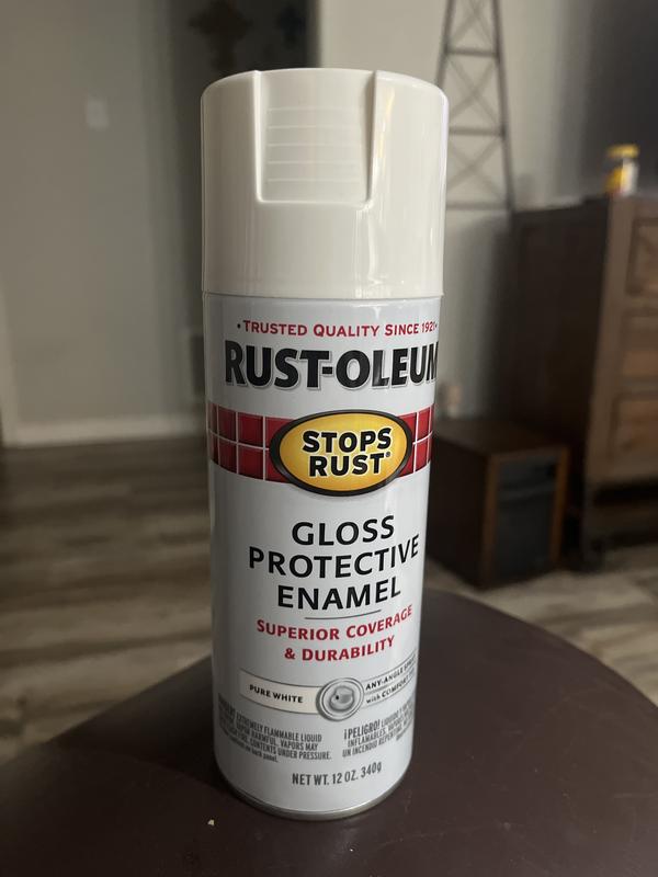 Rust-Oleum Stops Rust Satin Clear Spray Paint (NET WT. 12-oz) in the Spray  Paint department at