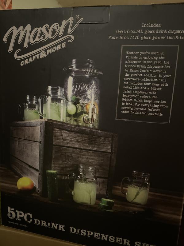 Mason Craft & More 4-Liter Drink Dispenser