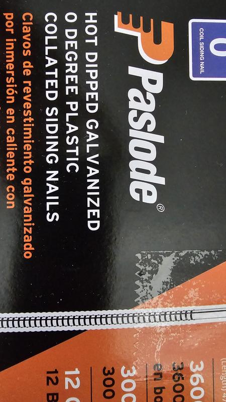 --0²nail-- Paslode 2-1/4-in Hot-dipped Galvanized Ring Shank Collated Siding