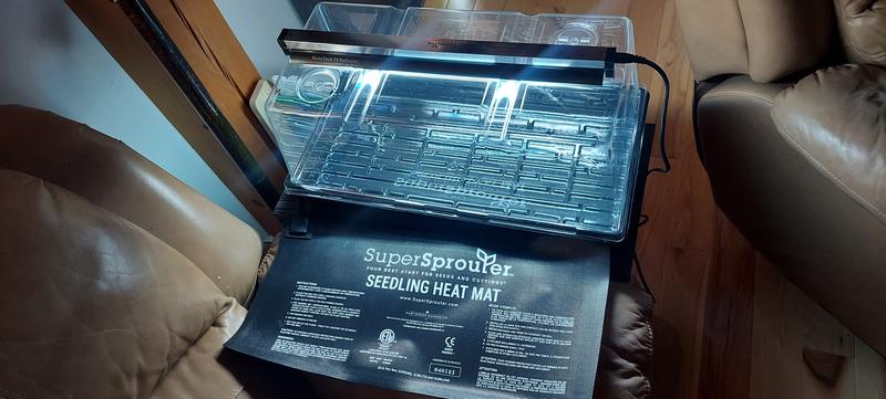 Super Sprouter Deluxe Propagation Kit with T5 Light, Dome,Tray and Booklet  for a Growing Environment Germinating Seedlings or Cuttings HGC726403 - The  Home Depot